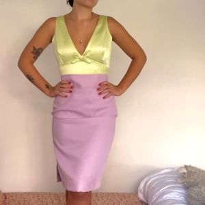 Purple/Green Vera Wang Dress